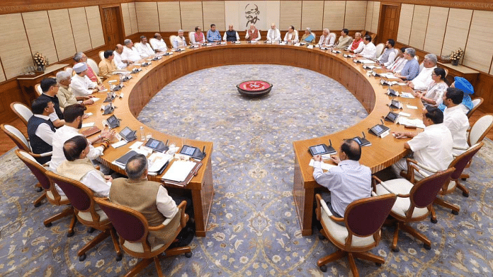 PM Modi-led NDA government holds its first Union Cabinet meeting at the beginning of its third term | ANI