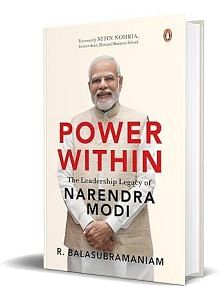 Cover of 'Power Within: The Leadership Legacy of Narendra Modi' R Balasubramaniam