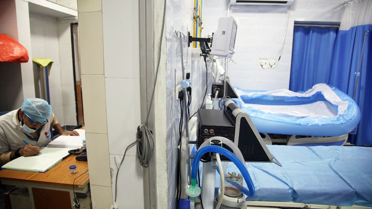 Inside RML Hospital's heat-stroke unit | Photo: Manisha Mondal, ThePrint