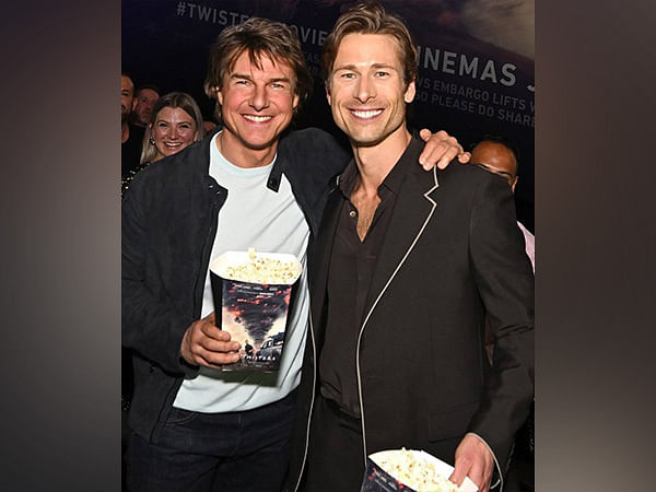 Glen Powell teams up with Tom Cruise at 'Twisters' premiere, check out picture