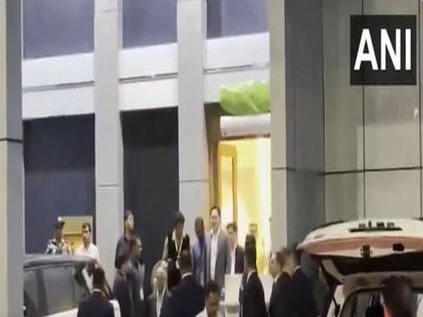 Samsung Electronics Executive Chairman Jay Y Lee arrives to attend Anant-Radhika’s lavish wedding ceremony