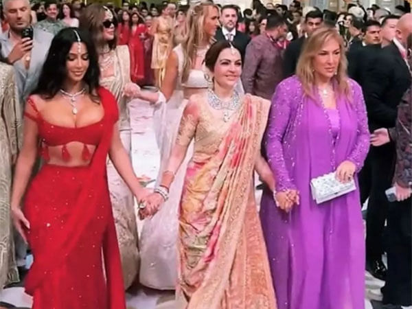 Nita Ambani welcomes Kim Kardashian with heartwarming gesture at Anant-Radhika's 'lagna vidhi' ceremony