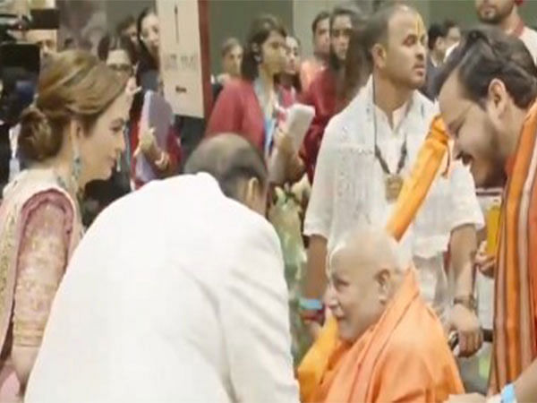 Nita, Mukesh Ambani seek blessings from Jagadguru Rambhadracharya at Anant-Radhika’s Aashirwad ceremony