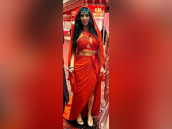 Kim Kardashian opts for Gaurav Gupta’s ensemble for day 2 wedding celebrations of Anant-Radhika