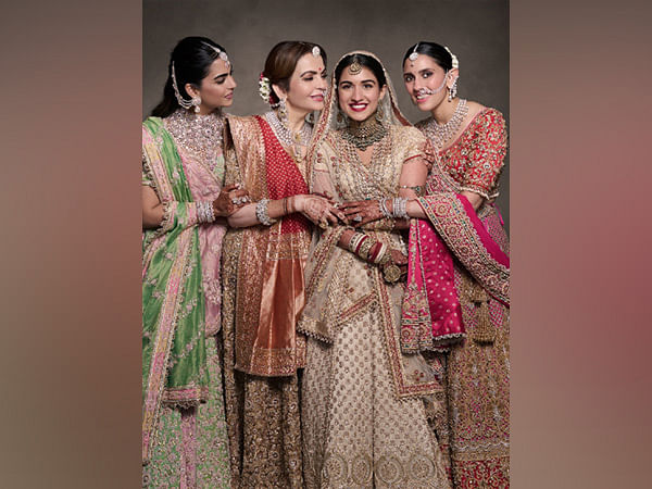 Ambani ladies shine in custom Abu Jani Sandeep Khosla creations