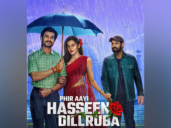 Intriguing posters of Taapsee Pannu, Vikrant Massey, Sunny Kaushal's 'Phir Aayi Hasseen Dillruba' unveiled