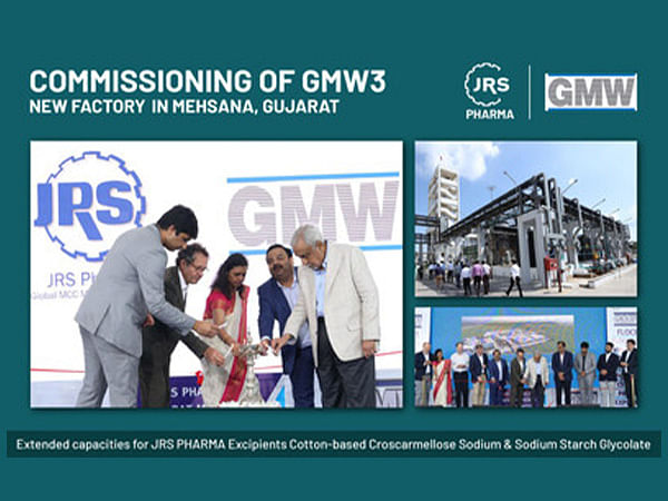 JRS Pharma & Gujarat Microwax Pvt Ltd. Open State-of-the-Art Cotton-Based Croscarmellose Sodium Plant