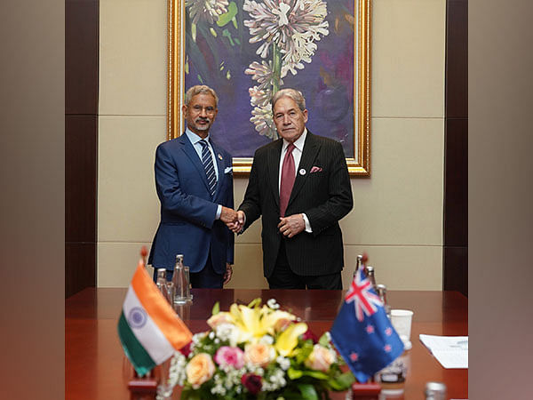 EAM S Jaishankar meets New Zealand Dy PM Winston Peters