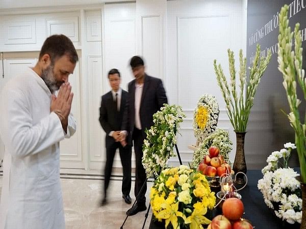 Rahul Gandhi pays tribute to Vietnam leader Nguyen Phu Trong