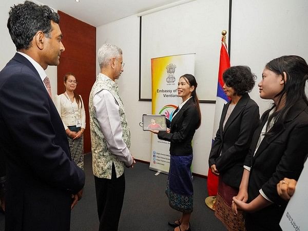 EAM Jaishankar launches Common Yoga protocol in Vientiane