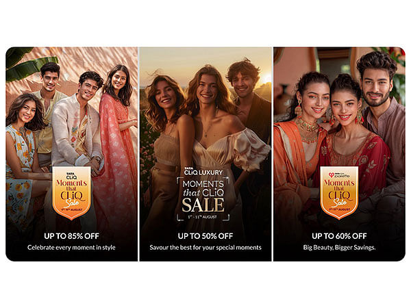 Tata CLiQ's Moments that CLiQ Sale brings irresistible offers on fashion, luxury, and beauty