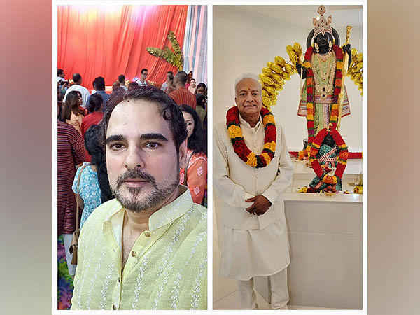 Ram Lala song Produced by Monjoy Joy Mukerji and Dr Etienne Premdani mesmerized devotees during Lord Ram Pran Prathishta at The Netherlands Sai Mandir