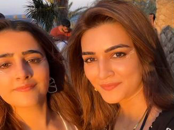 Kriti Sanon, sister Nupur share sibling goals during Greece vacation