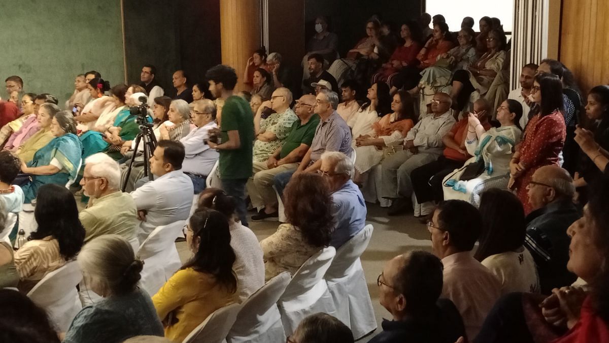  A glimpse of the packed hall during the performance | Tina Das, ThePrint