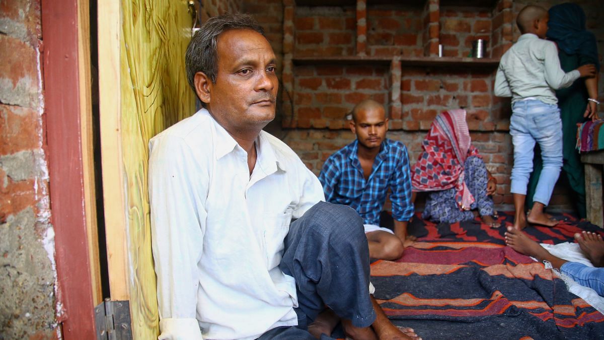 Vinod Kumar at his house in Sokhna village | Manisha Mondal | ThePrint