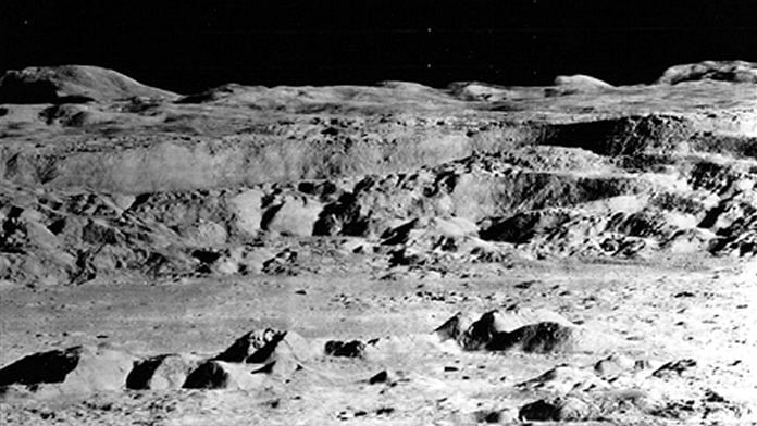 Lunar Orbiter 2's oblique northward view towards Copernicus crater on the Moon | Representational image | NASA