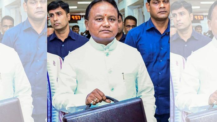 Odisha CM Mohan Charan Majhi ahead of the budget presentation Thursday | ANI