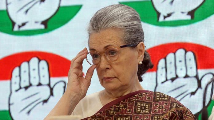 File photo of former Congress president Sonia Gandhi | Suraj Singh Bisht | ThePrint