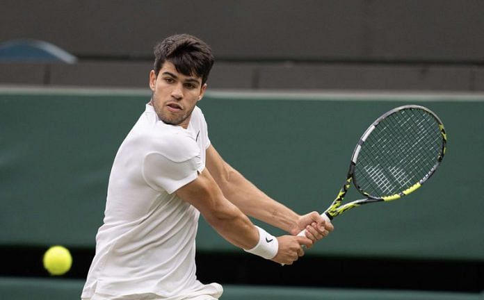 Tennis-Alcaraz and Djokovic one win from repeat final