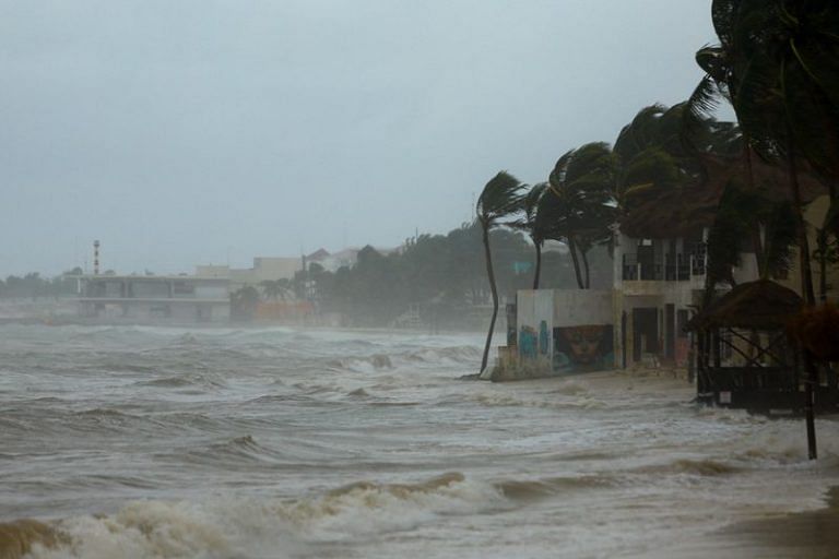 Tropical Storm Beryl Lashes Mexican Coast Near Top Beaches After ...