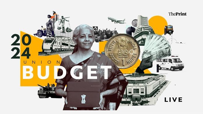 Budget 2024 LIVE UPDATES | Illustration: Soham Sen | ThePrint