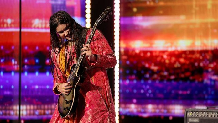 Maya Neelakantan auditioning for America’s Got Talent. It was her first stage performance | By special arrangement