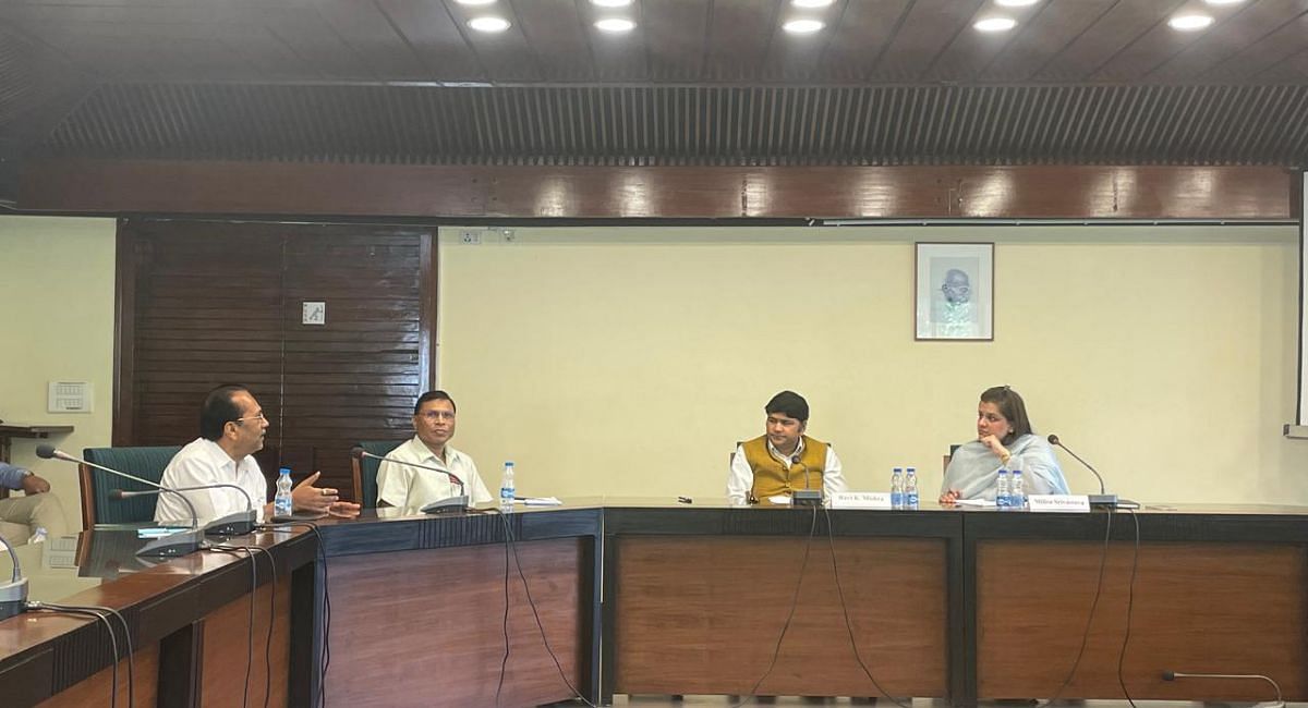 Attendees at Milisa Srivastava’s talk on Heritage Nationalism at the Prime Minister Museum & Library (PMML) | Triya Gulati, ThePrint