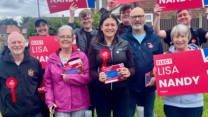 Labour MP Lisa Nandy (centre) is one of the 26 elected representatives with Indian origin | X/@lisanandy