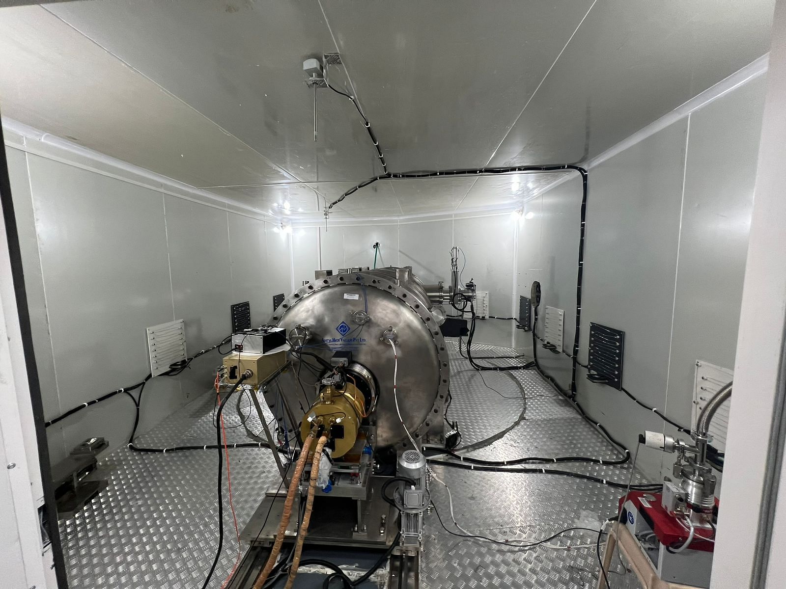 The PARAS-2 spectrograph inside a hermetically sealed, stabilised vacuum chamber. It analyses light from stars to measure their 'wobble' caused by planets (radial velocity) outside our solar system | Photo: Sandhya Ramesh | ThePrint