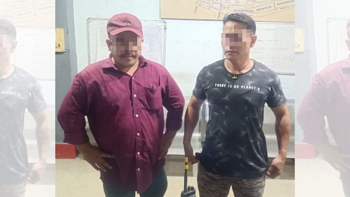 Manipur Police arrest 2 members of Arambai Tenggol | Photo: X, @manipur_police