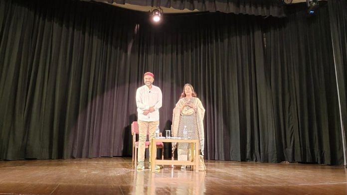 Yaqub Ghauri and Sadia Rahman in 'Kuch Kahi Kuch Ankahi', a play based on actor Dilip Kumar's life.