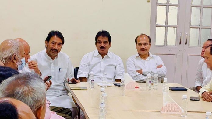 KC Venugopal meets West Bengal Congress leaders in New Delhi | By special arrangement.