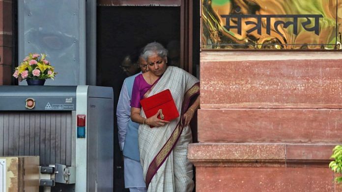 Finance Minister Nirmala Sitharaman | Praveen Jain | ThePrint
