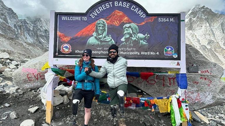 Amputee Tinkesh Kaushik scaled Everest base camp. Give state funds for disabled in adventure