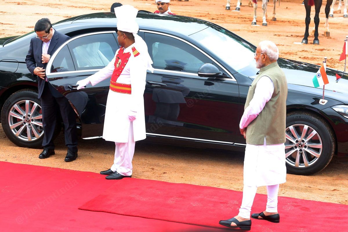 Pham Minh Chinh arrives at Rashtrapati Bhavan | Praveen Jain | ThePrint