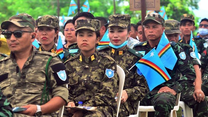 Cadres of NSCN-IM at Camp Hebron in Dimapur | Representational image | ANI