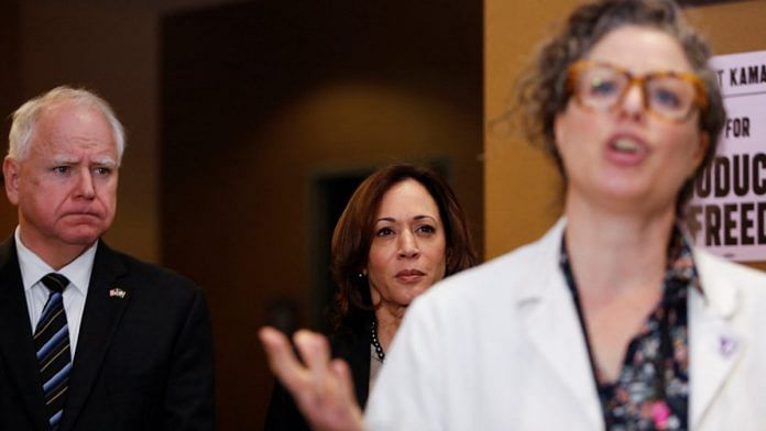 A file photo of US Vice President Kamala Harris and Minnesota Governor Tim Walz | Reuters