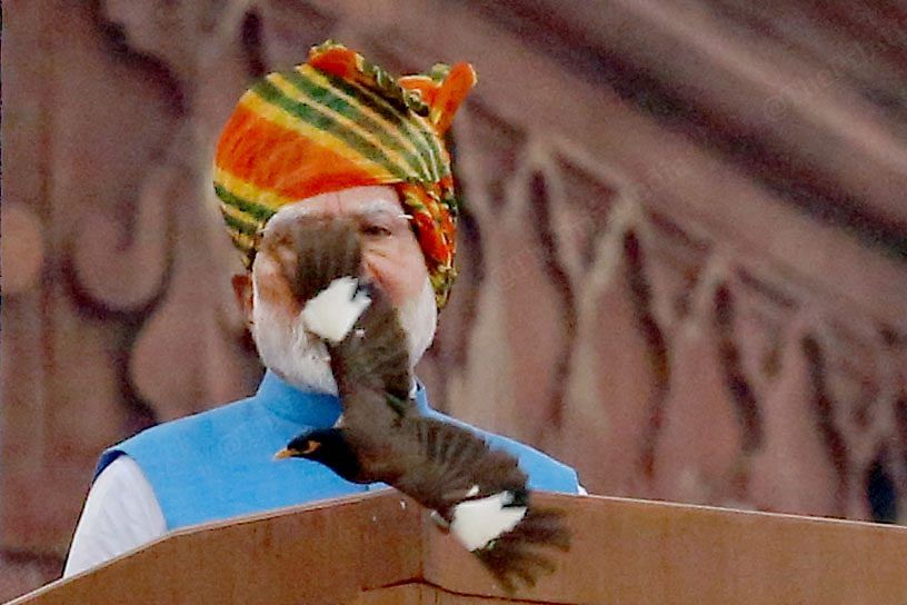 PM Narendra Modi delivering his Independence Day address from Red Fort | Praveen Jain | ThePrint