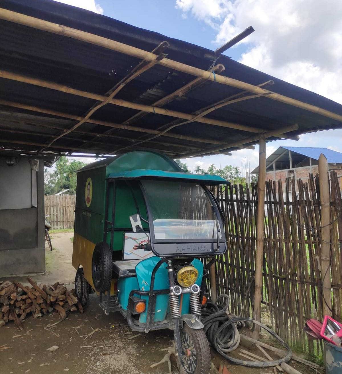 The cart lying unused in Sanjay's backyard | By special arrangement