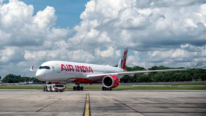 An Air India Airbus A350 | Photo: ANI