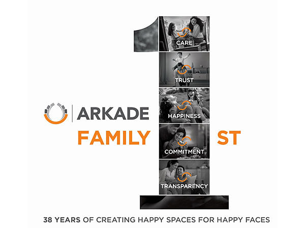 Arkade Developers Celebrates 38 Years of Creating Happy Spaces, Launches #FamilyFirst Campaign for Mumbaikars