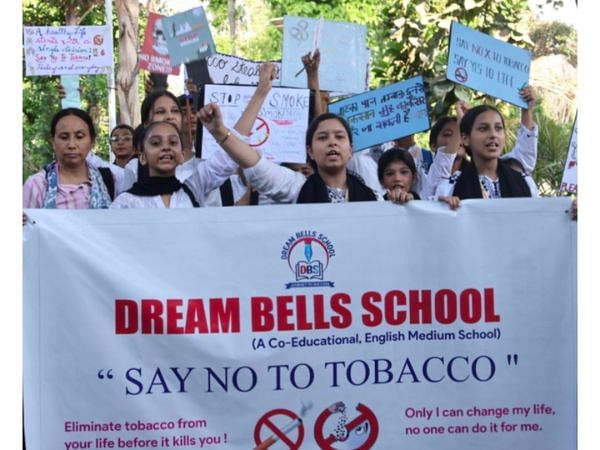 Students of Dream Bells School Lead Inspiring Campaign Against Tobacco