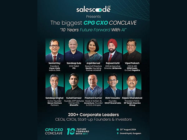 SalesCode.ai Announces the Launch of 'CPG CXO Conclave', Set to Bring 200+ Top CPG Industry Leaders Together