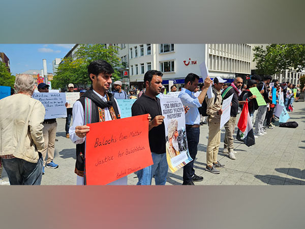 Baloch diaspora in Germany protests against Pakistani security forces' atrocities 