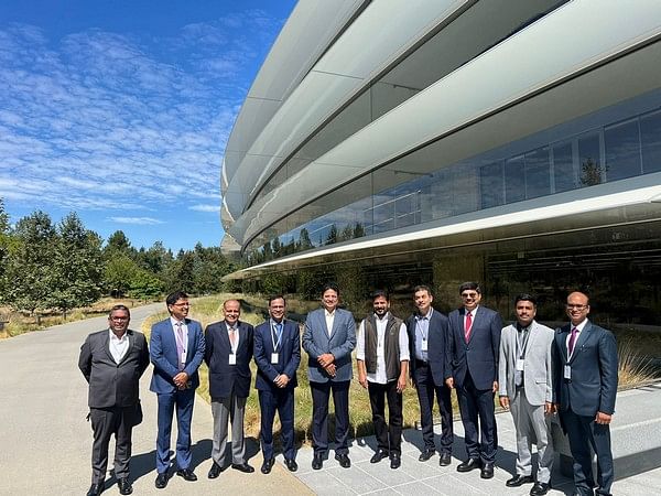 Telangana CM Revanth Reddy visits Apple headquarters, pitches California as investment destination