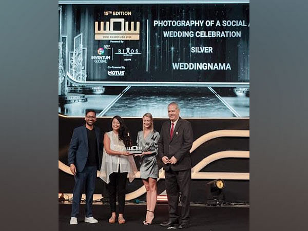 Luxury Wedding Photography Brand WeddingNama Bags Gold and Silver Trophy at WOW Awards 2024