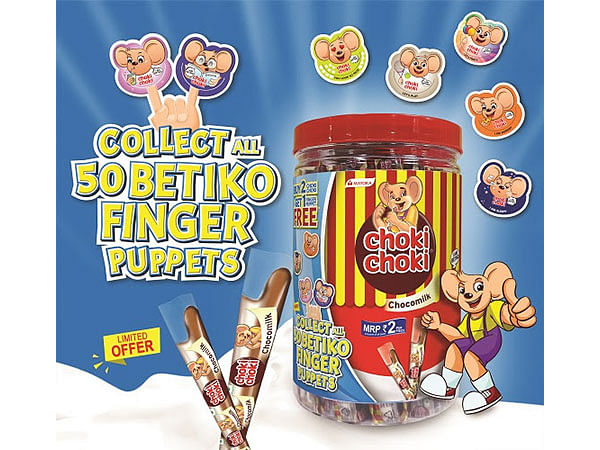 Choki Choki Chocolate Paste Launches Betiko Finger Puppets - Exciting New Consumer Promotion for Kids