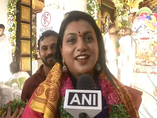 Telugu actress RK Roja marks Krishna Janmashtami with devotional visit to ISKCON temple in Hyderabad