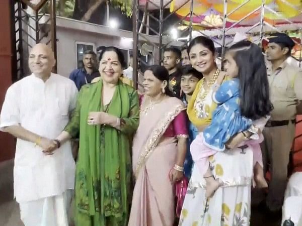 Shilpa Shetty visits ISKCON Temple with family for Janmashtami celebrations