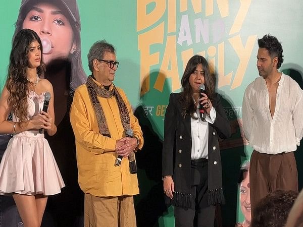 Varun Dhawan attends trailer launch of niece Anjini Dhawan's debut film 'Binny and Family'